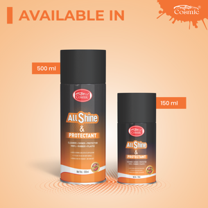 AUTOCOSMIC 500ML All Shine Protectant Moussant Voiture Multi-Surface Haute Brillance pour Spray de Protection UV pour Tableau de Bord Intérieur - Product Image 3