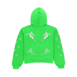 Custom Winter <b>Lined</b> 100% Cotton <b>Fleece</b> 500Gsm Pullover Hoodie for Men Streetwear <b>Sweatshirt</b> Wholesale Supplier - Product Image 4