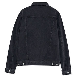 Veste en jean personnalisée pour femmes manteau en jean délavé décontracté vêtements d'extérieur légers à la mode veste en jean à logo personnalisé - Product Image 2