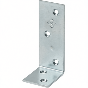 VORMANN Blue Zinc Plated Steel <b>Hooks</b> & <b>Rails</b> Beam Angle L80x40mm 30mm Width 2mm Thickness Pack Size 20" - Product Image 3