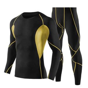 <b>Men's</b> <b>Gym</b> <b>Tights</b> Training Clothes Workout Jogging Sports Set Running Compression Sportswear Suits <b>for</b> <b>Men</b>/Unisex - Product Image 1