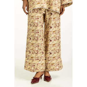 ชุดเซ็ตไอพีเอสที-55172 ลำลอง ผ้าโพลีเอสเตอร์ 100% ลายพิมพ์เครป คอวี แขนยาว ระบายอากาศได้ดี ชุดสองชิ้น สำหรับฤดูใบไม้ผลิ/ฤดูร้อน มีหลายขนาด - Product Image 5