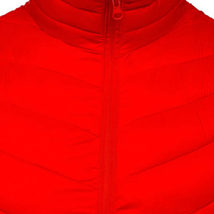 Chaleco acolchado de lona de talla grande personalizado para hombre, chaqueta de estilo informal, impermeable, abrigo de burbujas sin mangas de invierno - Product Image 6