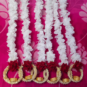 Gran oferta, guirnalda de flores de loto de jazmín Artificial para boda india y decoración de fiesta, perfecta para Sangeet Mehandi - Product Image 1
