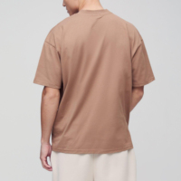 Camisetas de Verano para Hombre de Alta Calidad, Corte Holgado, Tallas Grandes, Logotipo Personalizado, Impresión Digital, Venta al Por Mayor, Diseño Liso, Algodón