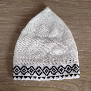 Gorros Kufi de Oración Musulmana Islámica Árabe para Hombre, 100% Algodón, Bordado Ajustable, para Todas las Temporadas, de Bangladés - Product Image 5