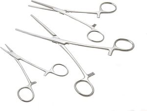 Pinzas Hemostáticas de Acero Inoxidable de Grado Médico de Alta Calidad, Instrumento Quirúrgico Manual con Certificación CE - Product Image 5