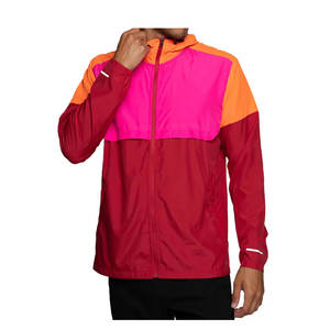 Chaqueta cortavientos de lona con cuello levantado para hombre personalizada al por mayor de alta calidad nueva moda chaqueta impermeable a prueba de viento diseño Premium - Product Image 1