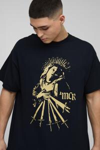 Camiseta de manga raglán de gran tamaño para hombre de 100% algodón al por mayor, camiseta con logotipo estampado grande y alto, ajuste holgado con posición frontal del logotipo - Product Image 3