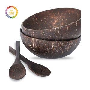 Bol en coque de noix de coco fait main de haute qualité, léger, avec surface polie, bol de service économique pour les commandes d'exportation en gros - Product Image 4