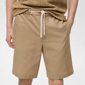 Casual Men's <b>Boxer</b> <b>Shorts</b> for Summer Street Running Soft Breathable Solid Color Hot <b>Shorts</b> With Pockets - Product Image 1