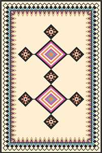 Alfombra de tejido plano de tamaño personalizado Kilim turco de algodón para mascotas con diseño geométrico abstracto lavable decoración del hogar para sala de estar - Product Image 6