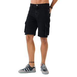 Gris en détresse déchiré été lavé coton léger élégant Streetwear Durable haute qualité décontracté Denim Shorts - Product Image 6