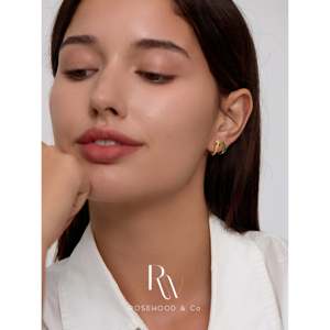 Orecchini Pendenti Leggeri a Serpente Verde in Vermeil Dorato, con Occhio di Allah, Regalo alla Moda - Product Image 5