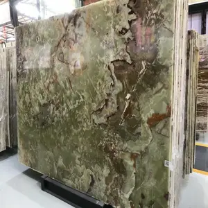 Losa verde oscuro de ónix, baldosas de ónix artesanales, baldosas de mármol de ónix - Product Image 4