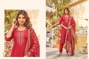 ล่าสุด kurti พิมพ์ลายและ dupatta เย็บปักถักร้อยที่สวยงาม Wory - Product Image 3