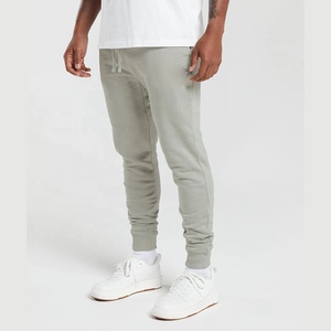 Pantalon de jogging XL pour homme, coupe ajustée, 100% coton, respirant, séchage rapide, logo personnalisé, 300g, taille plus, entraînements de printemps, salle de sport - Product Image 3