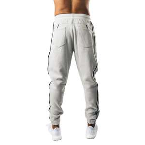 Precio al por mayor personalizado en blanco pista Slim Fit cremallera Jogger pantalón OEM Popular transpirable cómodo hombres Jogger Pantalones - Product Image 2