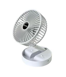 Ventilateur de bureau pliable USB et à piles avec batterie de 1200 mAh et commande par bouton, portable et portable en plastique pour un usage domestique - Product Image 4