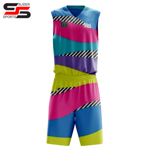 100% poliéster uniforme de baloncesto de alta calidad personalizado deportes al aire libre uniforme de baloncesto - Product Image 5