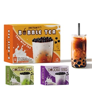 Tout nouveau kit de poudre de thé au lait instantané avec emballage de boîte de saveur ingrédients de thé à bulles - Product Image 1