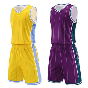 ชุดฝึกกีฬาบาสเก็ตบอลกางเกงขาสั้นบาสเก็ตบอลสำหรับผู้ชายสไตล์ใหม่ - Product Image 1