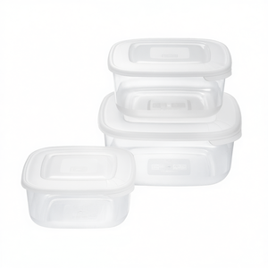 Juego de 3 Recipientes para Almacenamiento de Alimentos Tontarelli Blancos de 950 ml, 1.5 L y 2.5 L para Familias, Modelo 9040637112 - Product Image 2