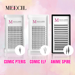 Extensions de cils de style <span class=keywords><strong>manga</strong></span> |   Cils dramatiques en gros pour cosplay et mode - Product Image 6