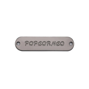 Placa de Identificación de Aleación de Zinc para Bolsos, Insignia Rectangular Metálica con Letras Pintadas, Accesorios DIY para Bolsos - Product Image 2