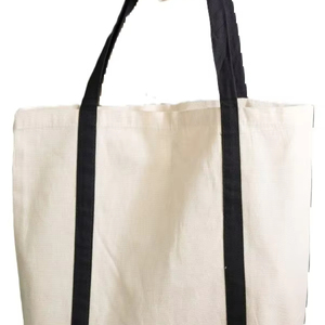 Customizable 100% Organic Cotton Tote <b>Bag</b> Reusable Zipper Closure Eco-Friendly Fashion Natural <b>Canvas</b> Custom Promotional <b>Bags</b> - Product Image 2