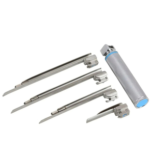 Set de Laringoscopio LED Miller de Acero Inoxidable con Certificación CE, 4 Hojas Rectas, Instrumentos Veterinarios para Intubación Hospitalaria por Bone - Product Image 3