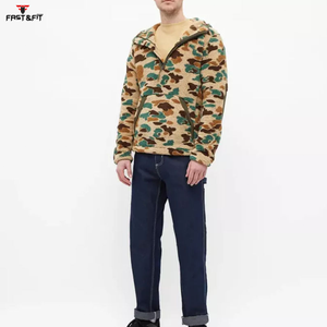 Wholesale Price New Design <b>Men</b> <b>Sherpa</b> Fleece Spring <b>Jacket</b> Coated Camouflage Formal Waterproof Windproof for Outdoor Activities - Product Image 3
