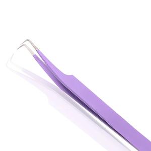 Vente en gros de tous types de pinces à cils en acier inoxydable pince à épiler incurvée/pince à cils colorée et bon marché - Product Image 6