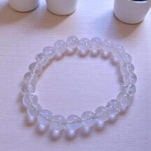 Venta al por mayor pulsera de piedras preciosas de cuarzo transparente ajustable bandas de mano de cristal natural cristales de Amayra artesanías de piedras semipreciosas comprar - Product Image 1