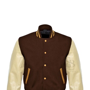 Chaquetas universitarias para hombre, venta al por mayor, chaquetas universitarias en blanco con logotipo personalizado, chaqueta universitaria Lisa para hombre, moda personalizada transpirable OEM - Product Image 3