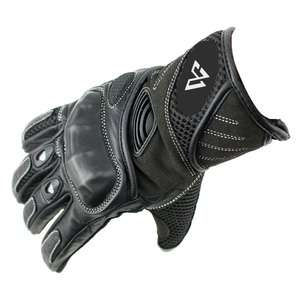 Gants de moto en cuir de vachette à doigts entiers, imperméables, pour motocross, sport automobile, écran tactile, équipement de protection, vente chaude - Product Image 2