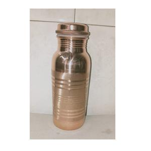 Bouteille d'eau en cuivre pur inoxydable Bouteille à boire en cuivre simple et imprimée de meilleure qualité - Product Image 2