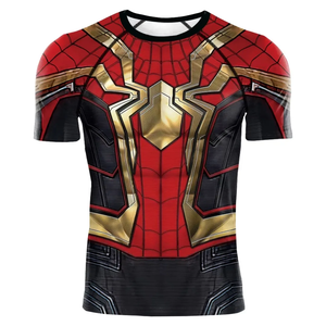 Camiseta de Compresión para Hombre, Verano 2025, Diseño de Spiderman, Manga Corta, Elástica, Estilo Superhéroe, Ropa Deportiva - Product Image 4