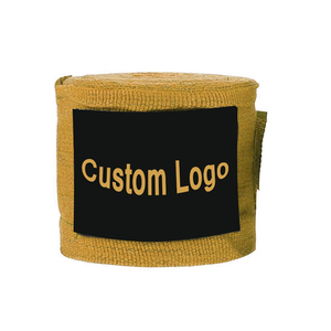 Bandages de boxe élastiques couleur unie avec fermeture auto-agrippante, ensemble de protection sportive unisexe pour adultes, entraînement MMA et Muay Thai - Product Image 5