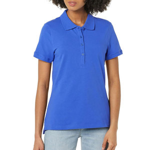 เสื้อโปโลผู้หญิงดีไซน์ล่าสุดปี 2026 เสื้อโปโลผ้าฝ้ายผสมโพลีเอสเตอร์สำหรับฤดูร้อน เสื้อโปโลผู้หญิงขายส่งพร้อมโลโก้สั่งทำ - Product Image 1