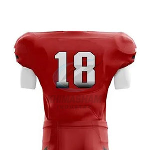 Uniforme de Fútbol Americano Transpirable de Poliéster Duradero con Logotipo Personalizado, Tela y Color Personalizados de Alta Calidad - Product Image 5