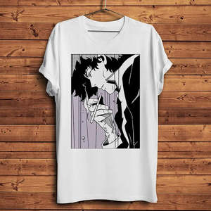 เสื้อยืดผ้าฝ้ายแท้ 100% พิมพ์ลาย 3 มิติ ลายอนิเมะคาวบอยบีบอป พร้อมโลโก้ เนื้อผ้าเจอร์ซีย์ระบายอากาศได้ดี น้ำหนัก 220 กรัม/230 กรัม - Product Image 4