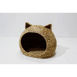Artex Dong Thap Cozy Cat <b>Cave</b> Plush Kitty <b>Bed</b> with Ears and Tail Design - Product Image 2