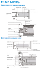 Invoance H3U-1616MR-XP ควบคุมโปรแกรมได้ PLC H32416MT-XP <span class=keywords><strong>H3</strong></span> H33624MR H3S 3232MT-H24ADR - Product Image 6