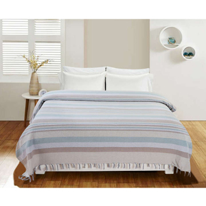Ensemble de couette King Size de luxe 100% coton Draps de lit solides de style moderne avec taies d'oreiller Prix de gros direct de l'Inde - Product Image 5