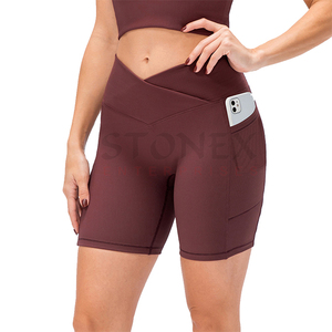Sexy femmes corps Fitness confortable Gym entraînement Shorts 2023 vente en gros sur mesure dernière conception - Product Image 1