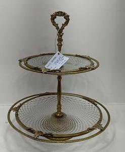 Elegante Soporte para Tartas de Metal y Vidrio Hecho a Mano, Decoración de Mesa para el Hogar y Hoteles, Herramientas para Tartas - Product Image 3