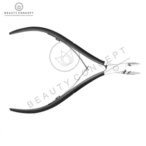 Stainless Steel Cuticle Trimmer Nippers Nail Clippers Non-slip Colored Handle Wide Jaw Opening Precise Removal Durable Washable - Product Image 2