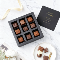 Boîte Cadeau de Luxe en Chocolat avec Logo Personnalisé et Emballage, Boîte à Truffes de Noël pour Biscuits, En Gros