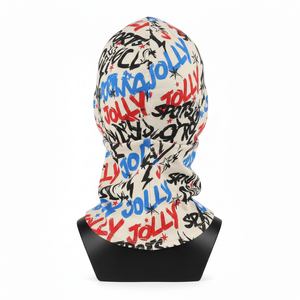 Balaclava pour femmes en jersey de coton et élasthanne de qualité supérieure, 180 GSM, respirant, toucher doux, impression par sublimation sur toute la surface, logo personnalisé - Product Image 2